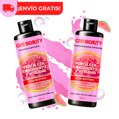 Shampoo Anticaída GRR + Acondicionador Anticaída GRR