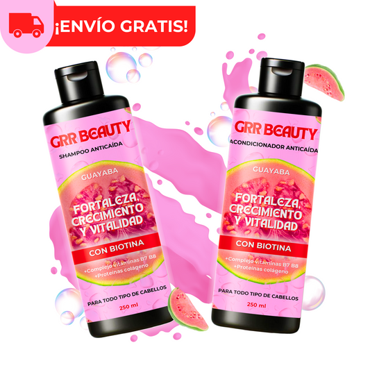 Shampoo Anticaída GRR + Acondicionador Anticaída GRR